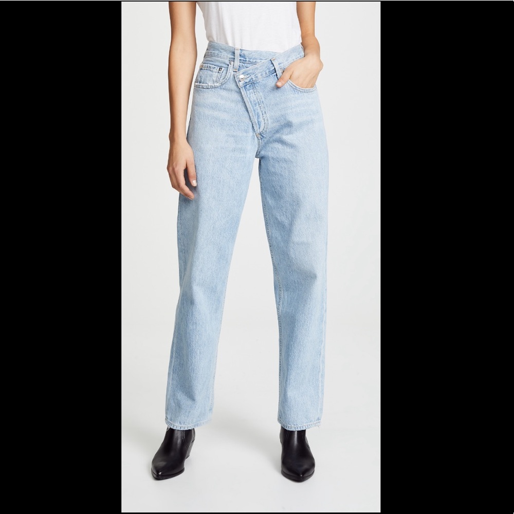 AGOLDE CRISS CROSS JEANS - US 27 - NWT